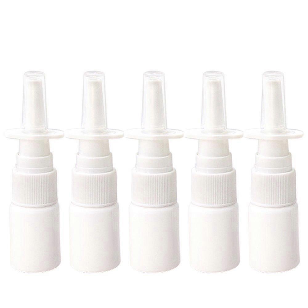 10pcs 10ml Spray Bottle Refillable Plastic Mist Nose Nasal Sprayer