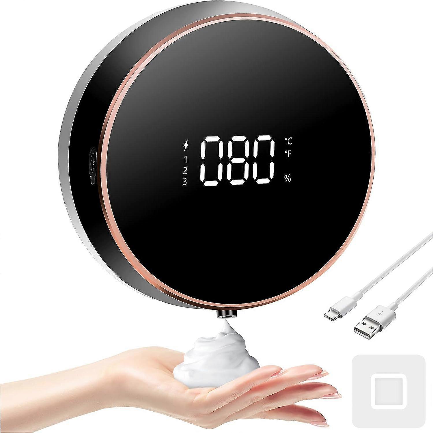 Automatic Soap Dispenser 3 Levels Adjustable 300ML Wall Mounted Soap Dispenser Electric Foam Soap Dispenser for Bathroom Kitchen