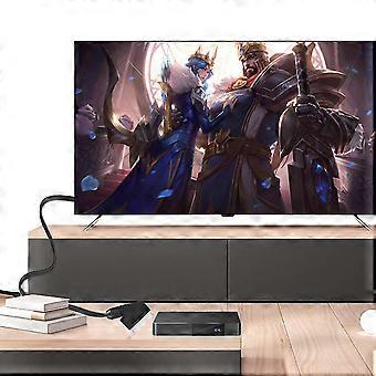 Cavo SCART A HDTV Wilgure 1.8m - Convertitore Segnale Audio Video Per Lettori DVD E Console