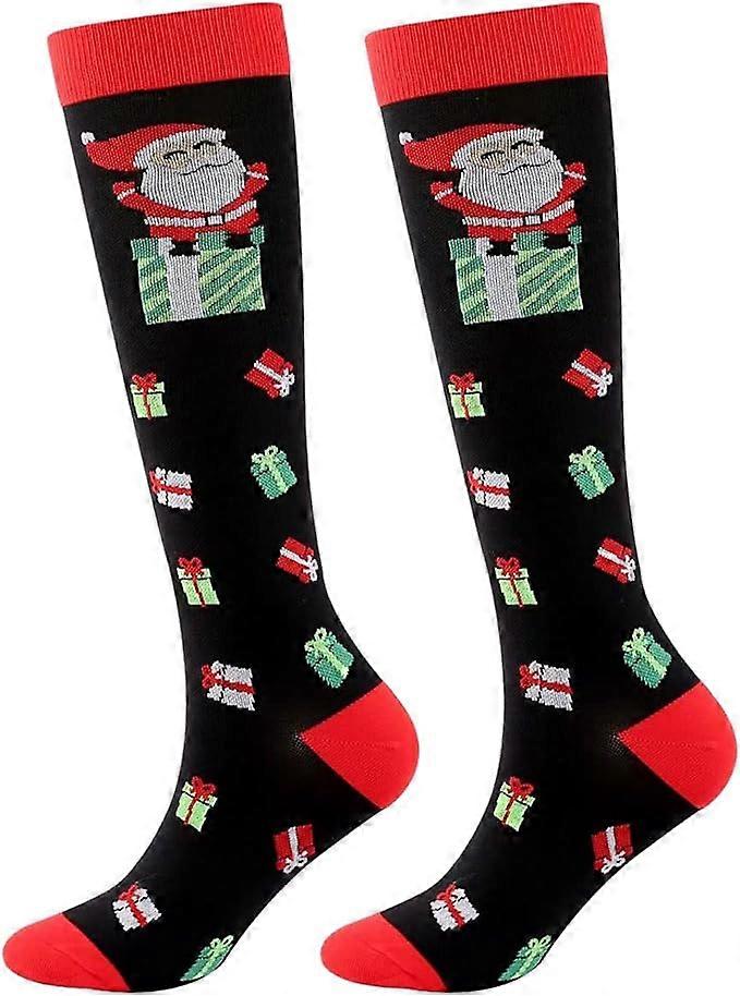Christmas socks, compression socks, funny Christmas socks