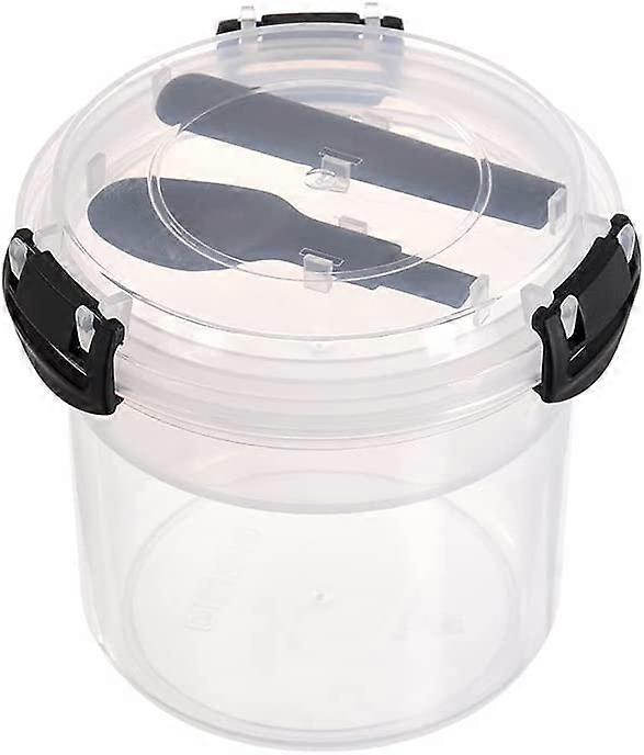 Dessert Cups, Reusable Yogurt Container Parfait Cups with Locking Lids and Spoons