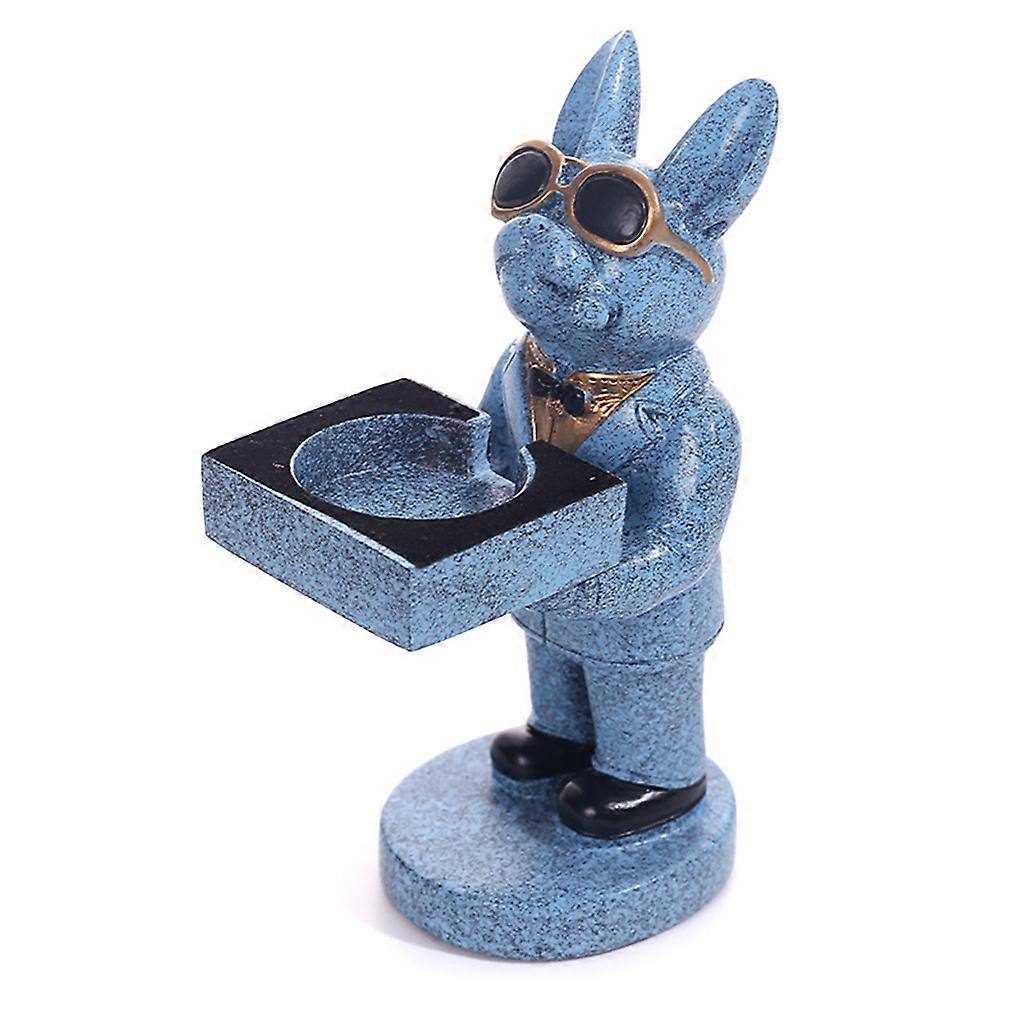 Old Man Butler Clock, Ring Holder Storage Table for Watch Glasses