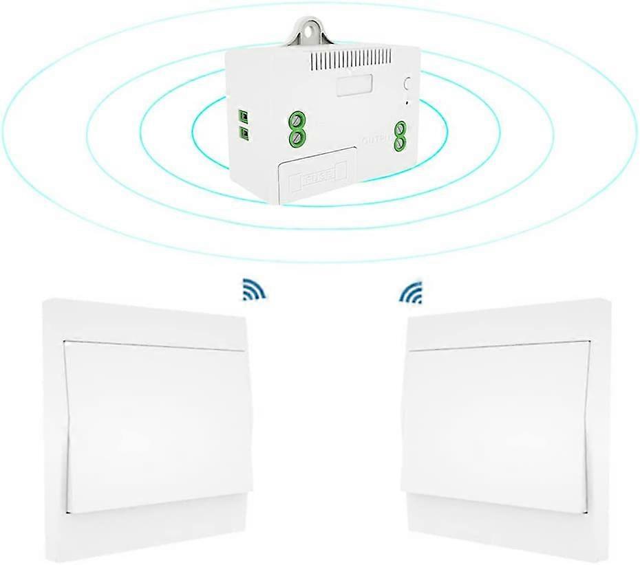 110-220V Wireless Light Switch and Receiver Kit Self-powered