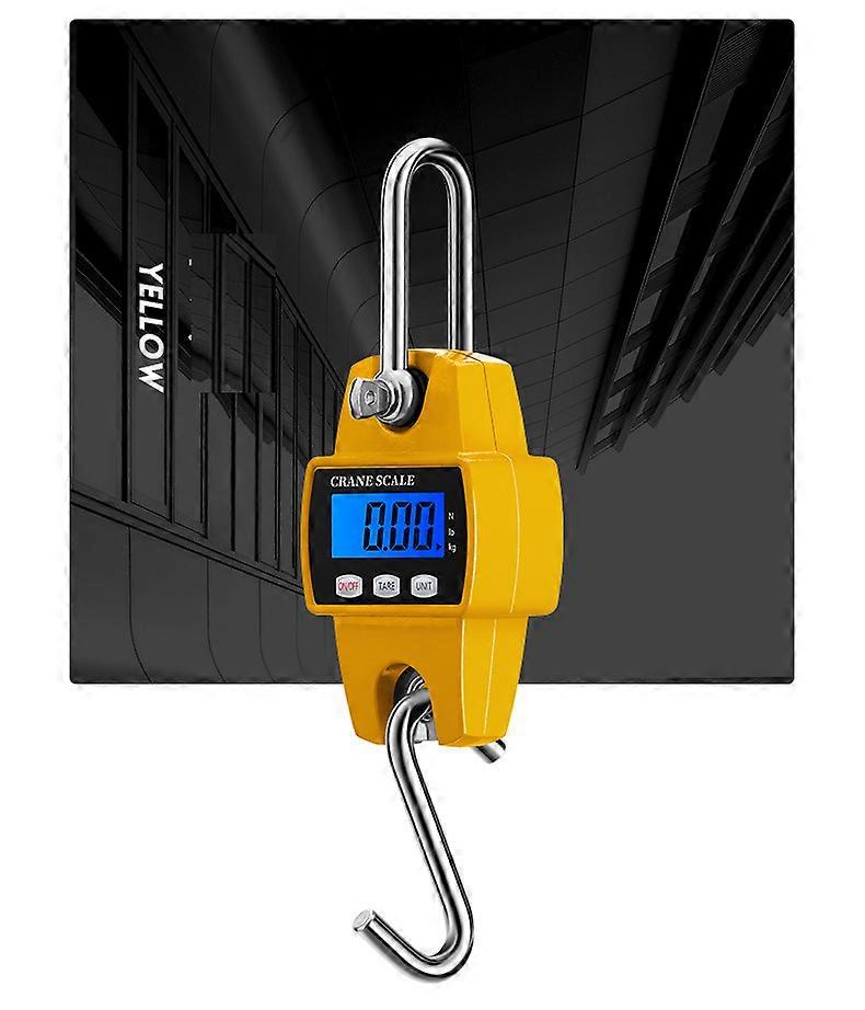Mini LCD Digital 300kg Crane Scale Weight Portable Industrial Electronic Heavy Duty Weight Hook Crane Hanging Scale Home Farm