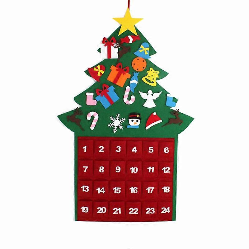 Christmas Tree Fabric Advent Calendar (Countdown to Christmas)