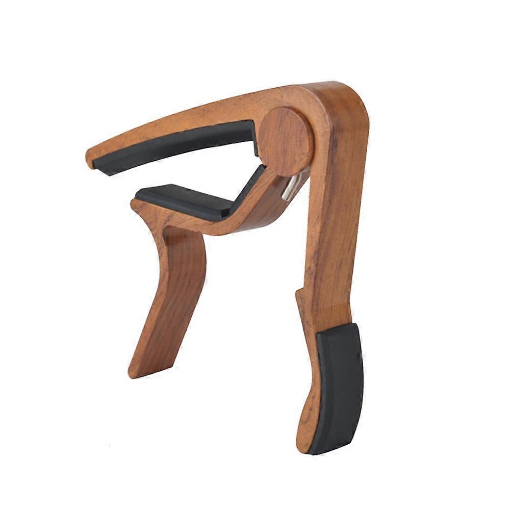 Gitara Capo Rýchla výmena príslušenstva pre akustickú gitaru Spúšť Capo Key Clamp (ružové drevené zrno)