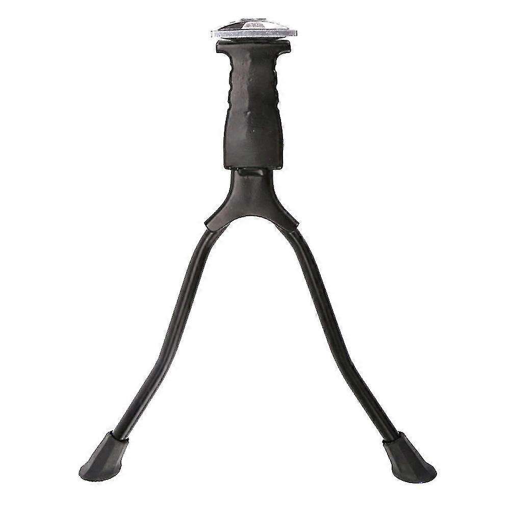 Bicycle frame double leg support parking rack