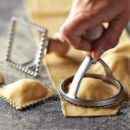 20* Side Flower Biscuit Mold Pasta Hand-cutting Machine Embossed Dumpling Embossing Machine With Roller Big Round Cookie Mould