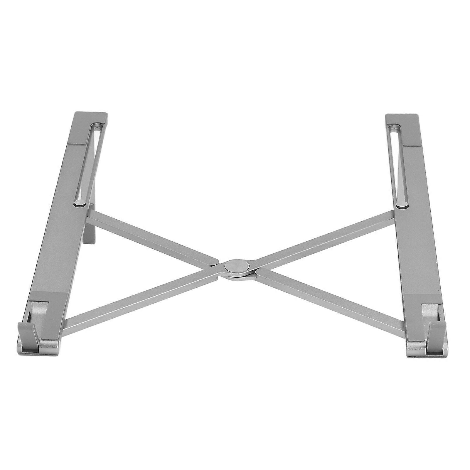 Laptop Stand Aluminum Alloy Foldable Adjustable Portable Desktop Computer Holder for 10in to 17in Tablet Notebook