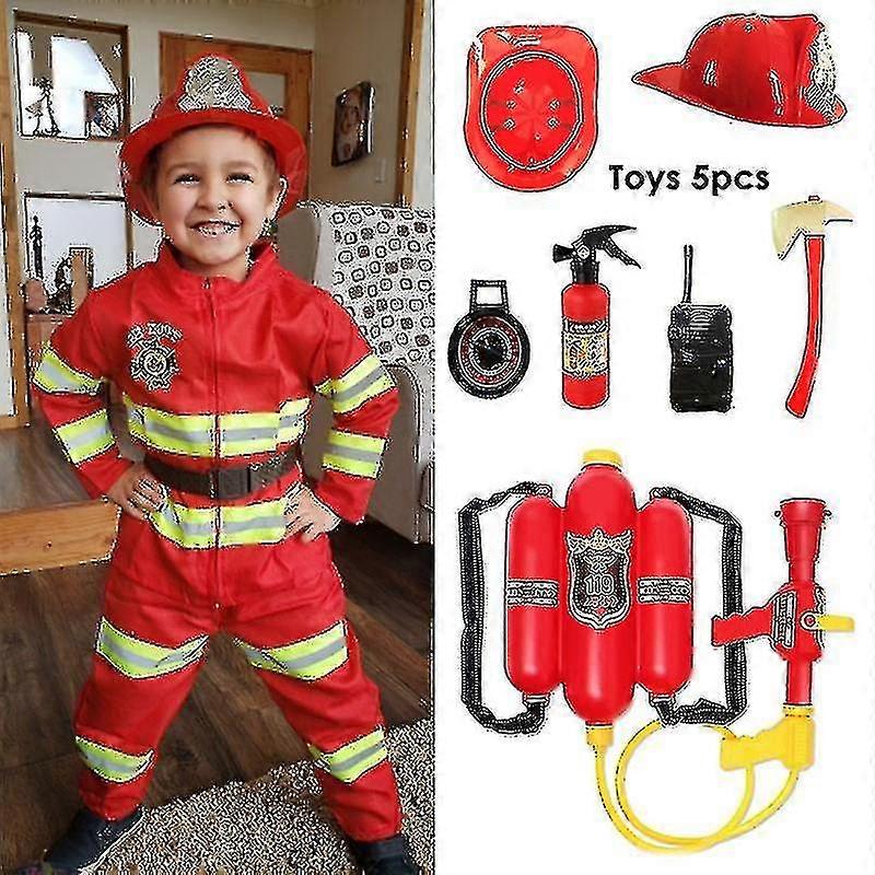 ハロウィーン消防士 子供のためのコスプレ衣装 男の子 女の子 カーニバルパーティー サム消防士 制服 カーニバル おもちゃ 服装 作業服