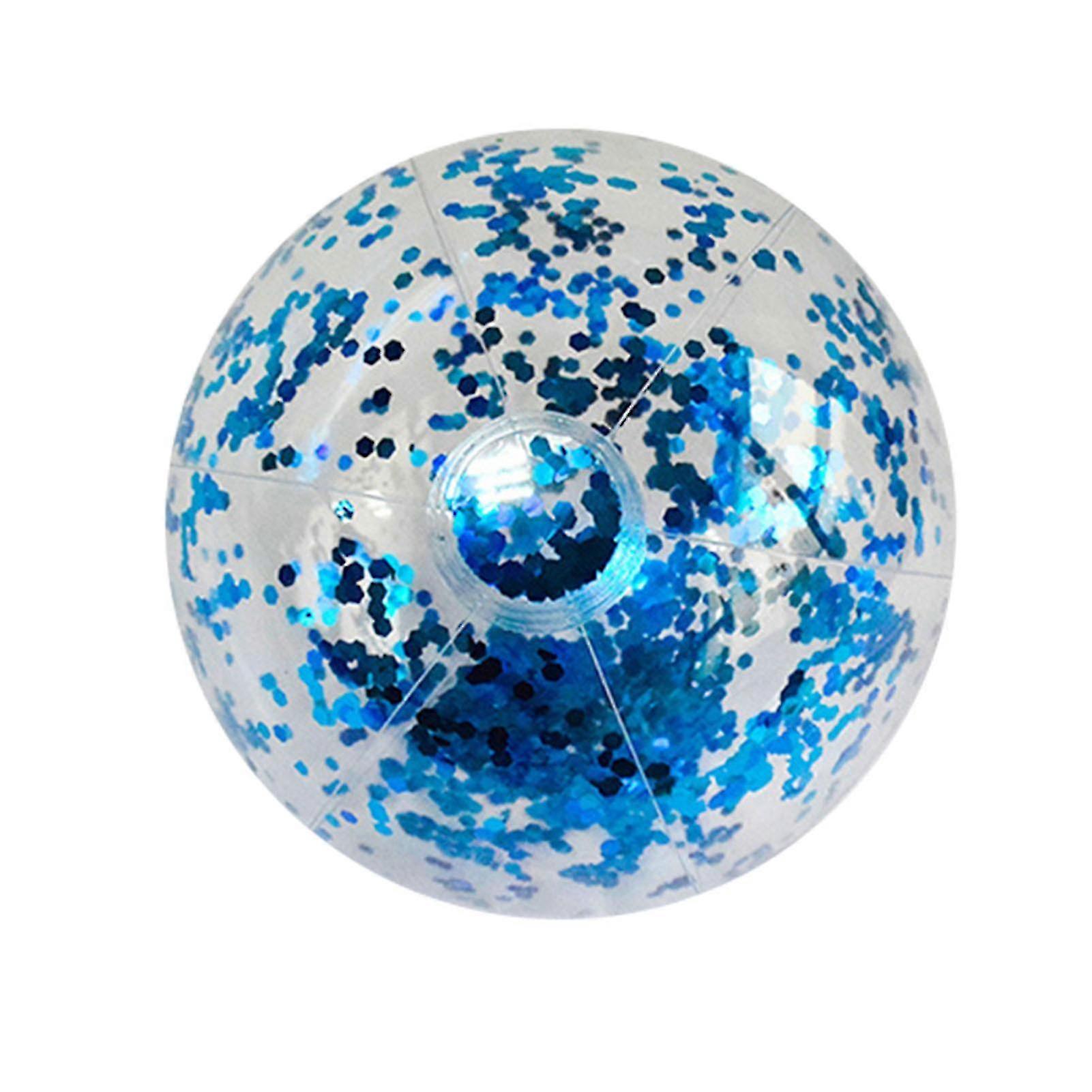 24\/16\" Large Inflatable Glitter Pool Beach Ball For Summer Beach Pool Party"