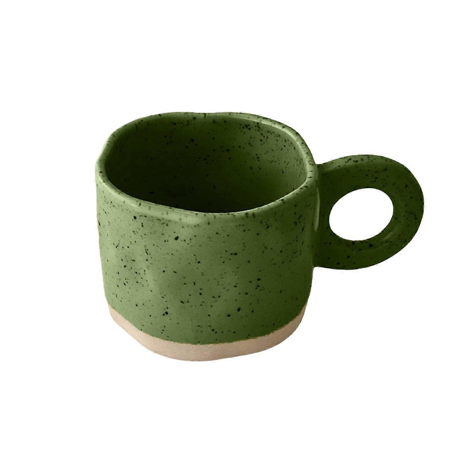 Ceramic Coffee Mug 280ml Unique Irregular Heat-Resistant Versatile Drink Container Wear-Resistant