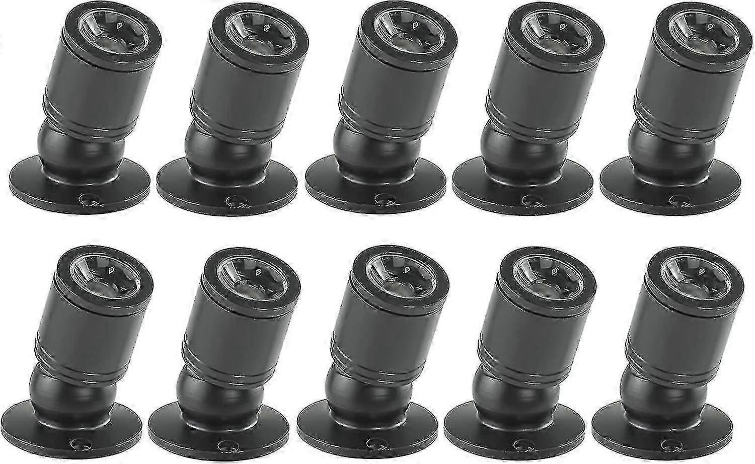 Mini Led Downlight 1w Recessed Ceiling Spot Light With Driver 100-265v Ac 10pcs [energy Class A+] (black, Warm Light) - JA