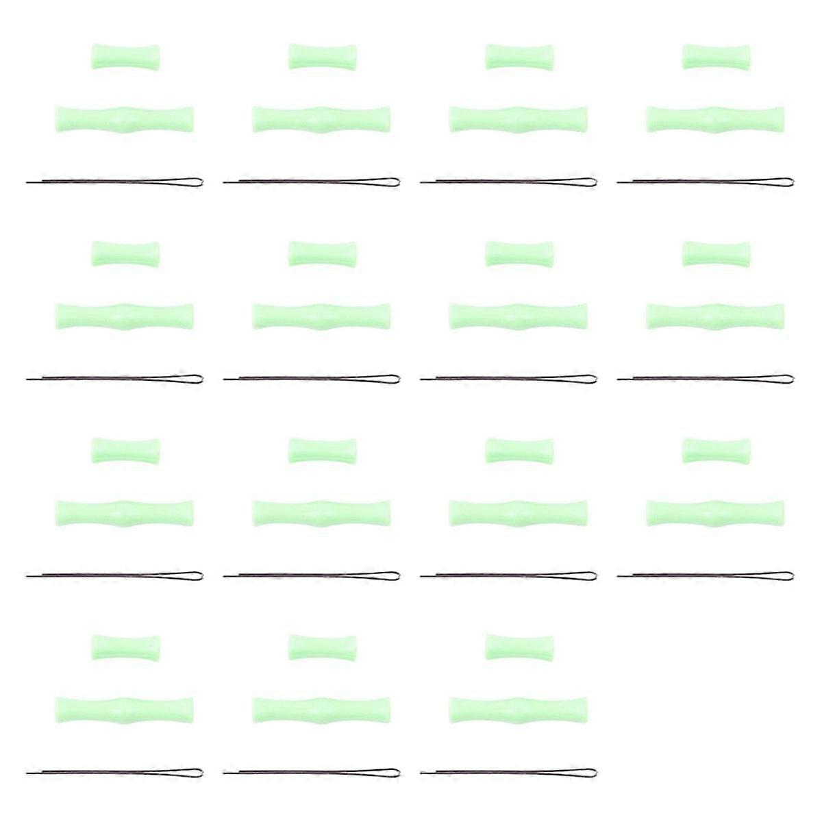 15 Set Bow Finger Guard Silicone Rubber Archery Protective Take Without Finger Guard Green