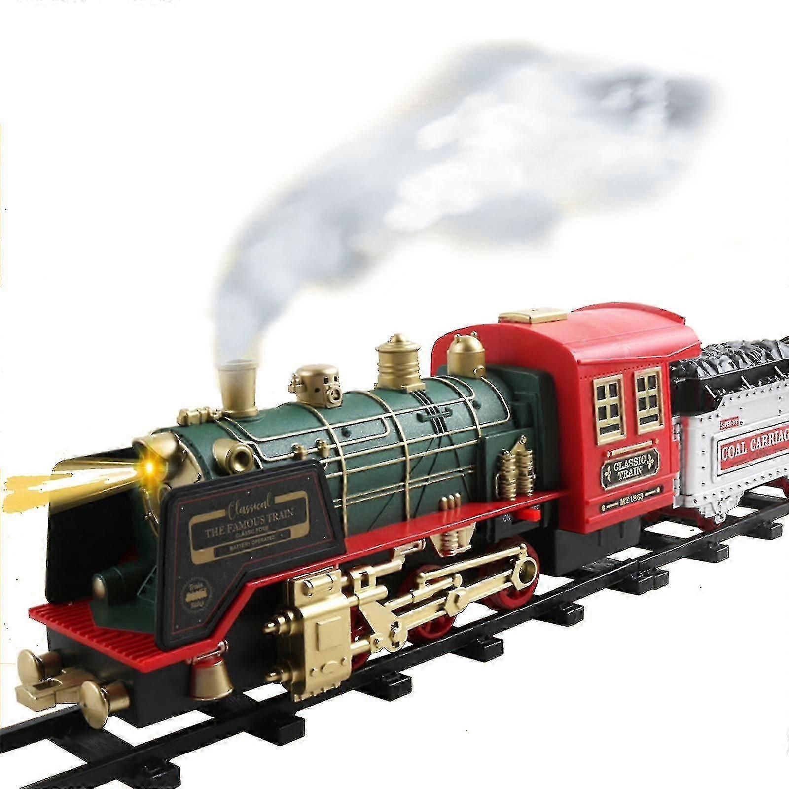Best Seller Train Toys Set, επαναφορτιζόμενο ηλεκτρικό τρένο με απομακρυσμένα φώτα ατμού Sound_CP