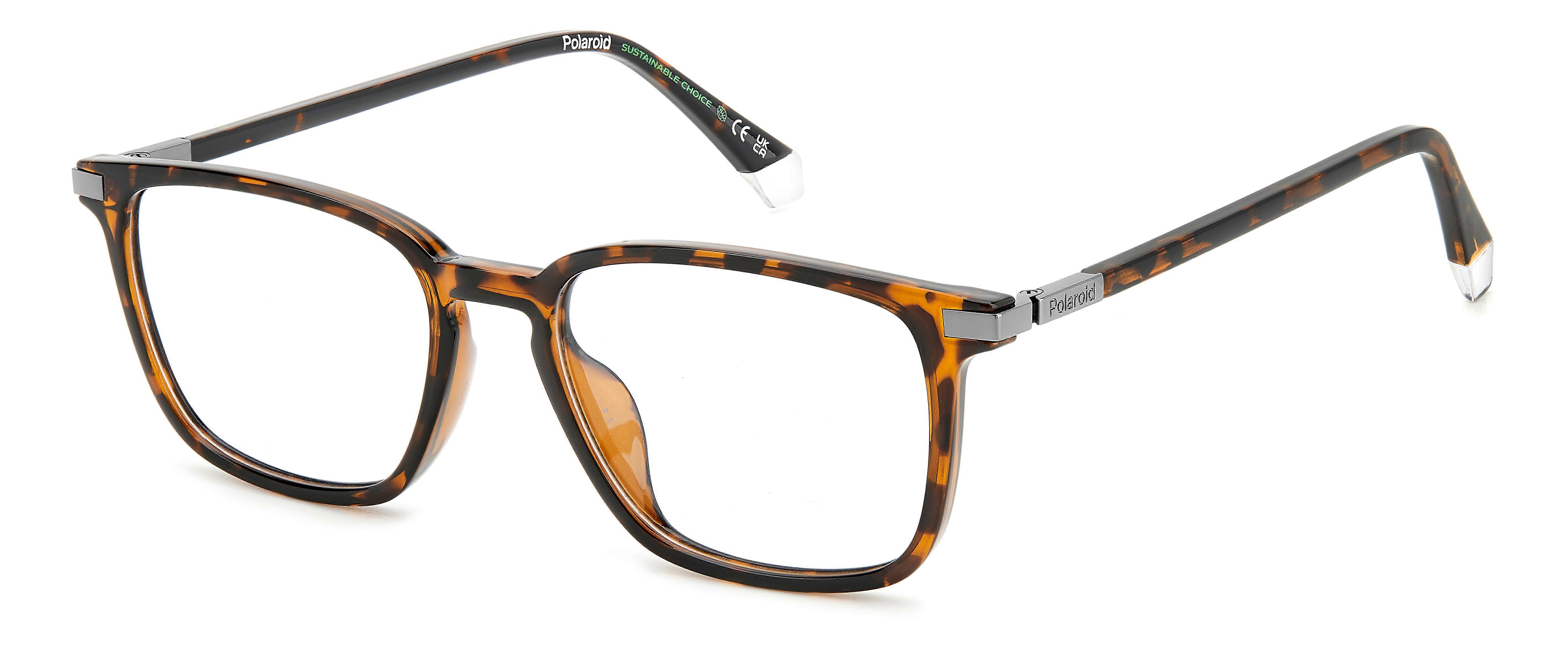 Eyewear Frames POLAROID PLD D523/G 086 HAVANA 52/17/145 MAN