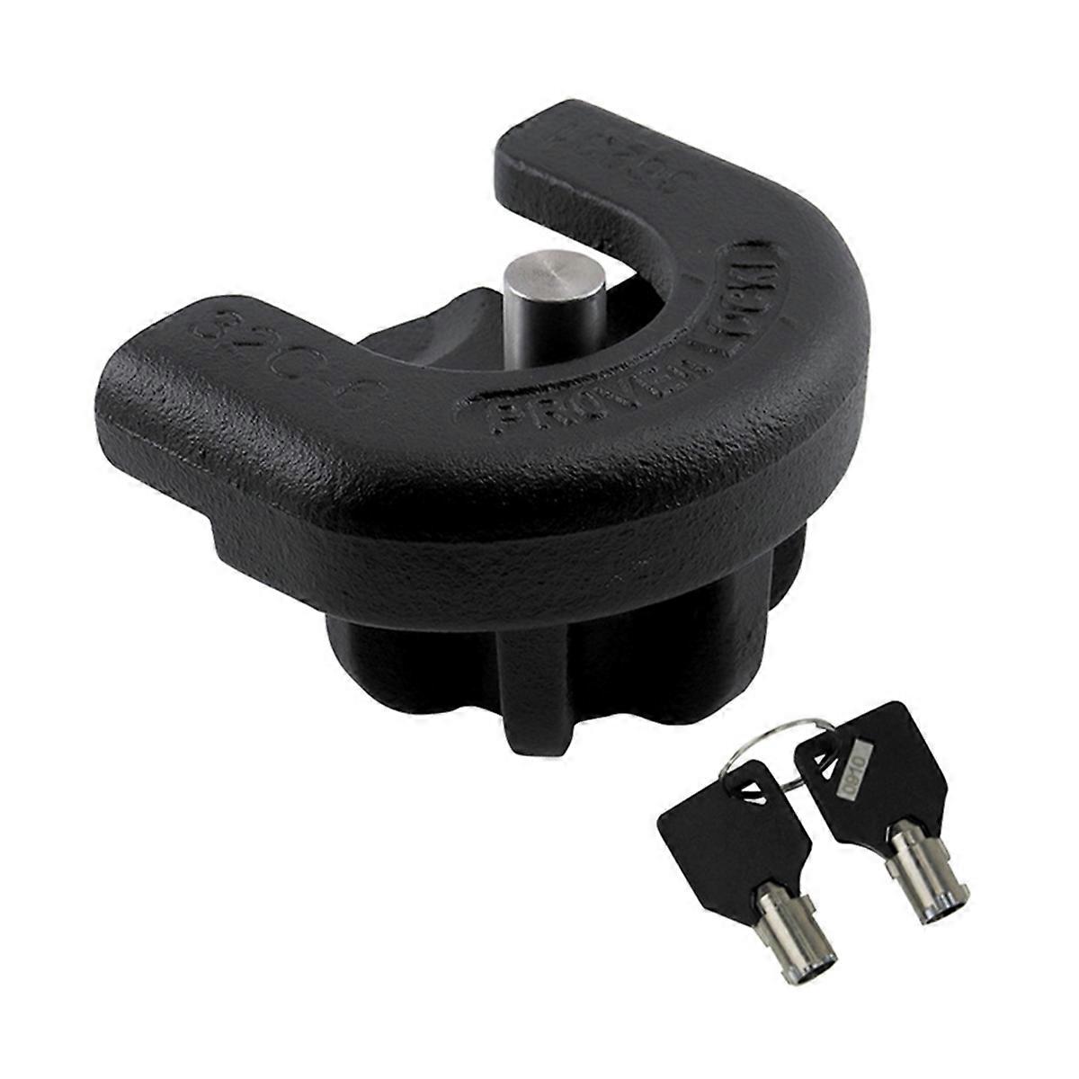 Pièces de remorque universelles Attache de remorque Attelage Serrure Boule de remorquage Coffre-fort Sécurité Antivol Serrure de remorque robuste 2In