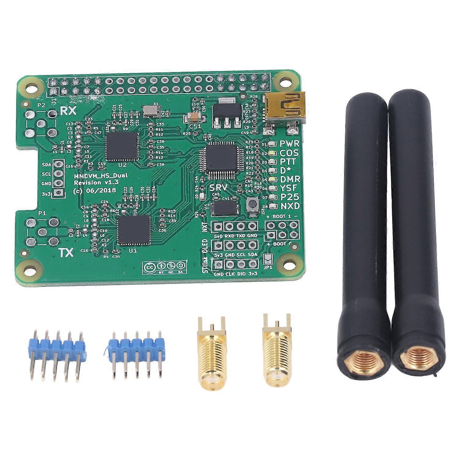 MMDVM Hotspot Board Duplex 2 Antennen-Kit Unterstützung DMR P25 D Star für Raspberry Pi Revision 1.3