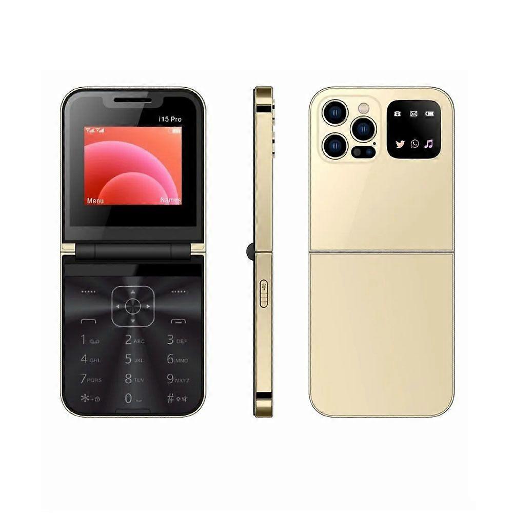 Rainbuvvy i15 Pro 2G Feature Phone 2.4 inch Bluetooth Support 1300 mAh Flashlight Function Dual SIM Standby Rear Camera Multi-color optional Standby P