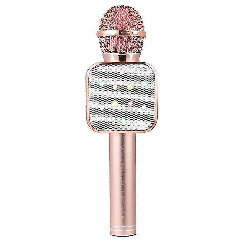 WS-1818 LED Light Flashing Microphone Self-contained Audio Bluetooth Wireless Microphone