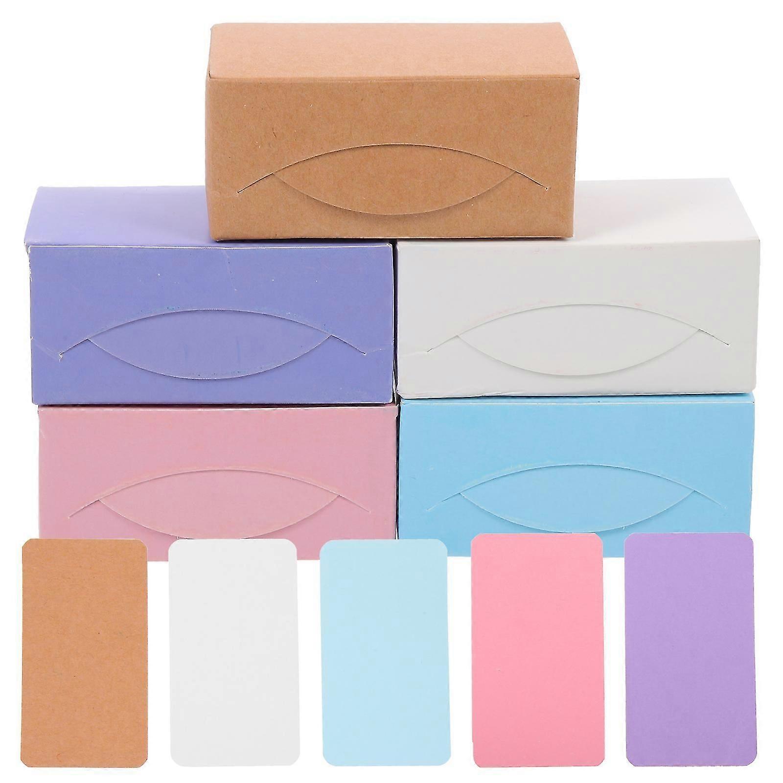 500pcs Blank Memo Cards Paper Study Cards Note Cards Memo Scratch Pads Message Paper Cards