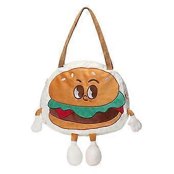 Large Capacity Handbag Storage Bag Cute Hamburger Design