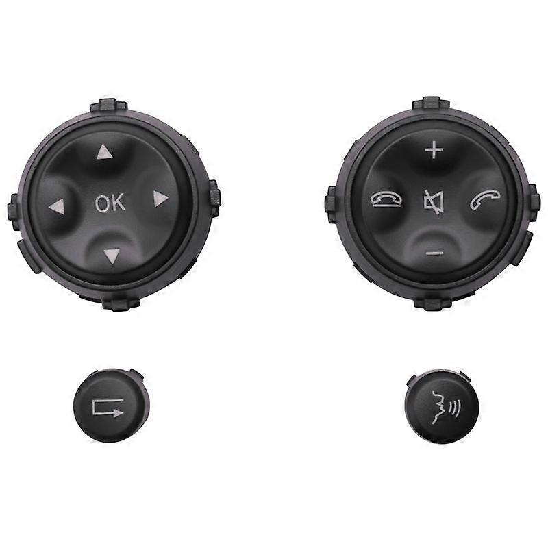 Car Multifunction Steering Wheel Button For - W221 S-Class S280 S300 S350 S400 Black