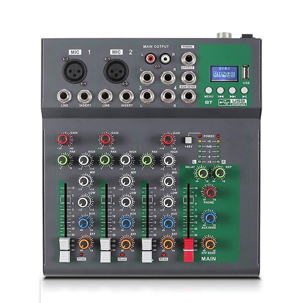 4-channel Portable Mixing Console Digital Audio Mixer