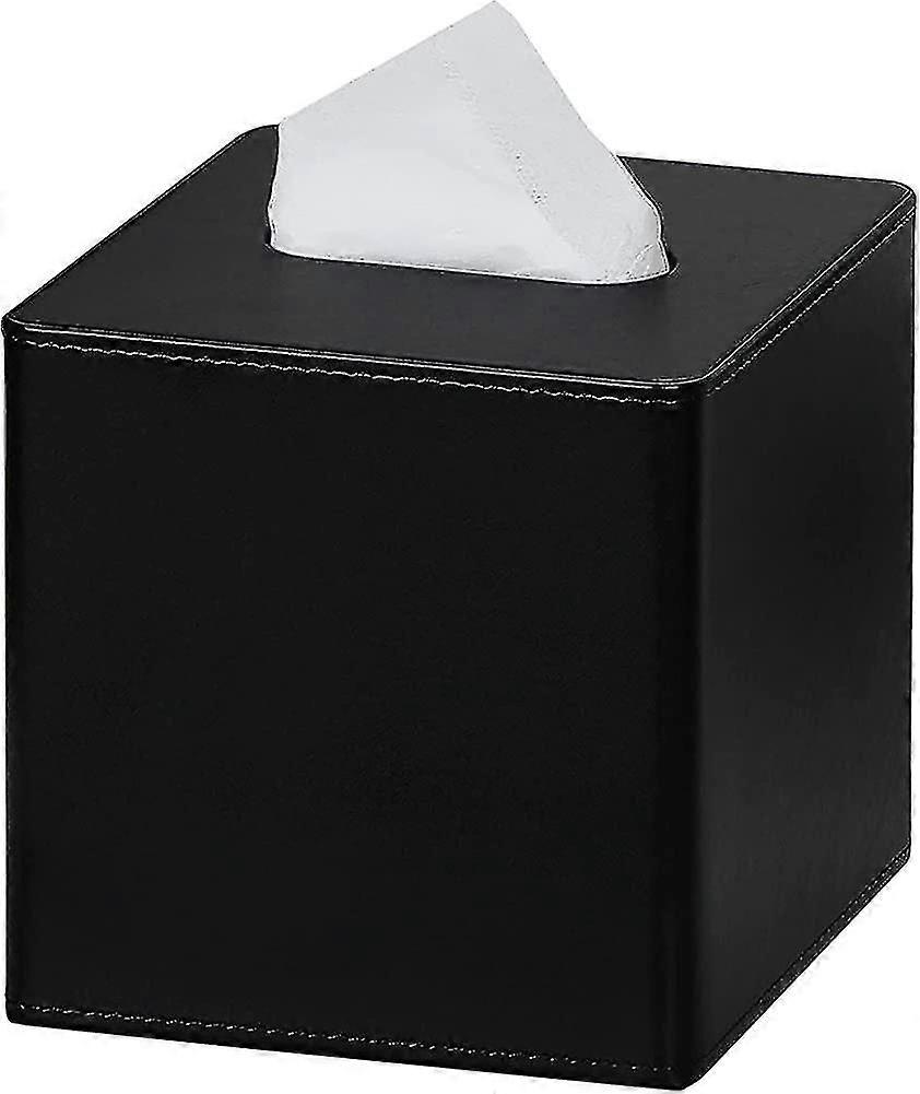 Square Tissue Box Pu Leather Tissue Box Holder