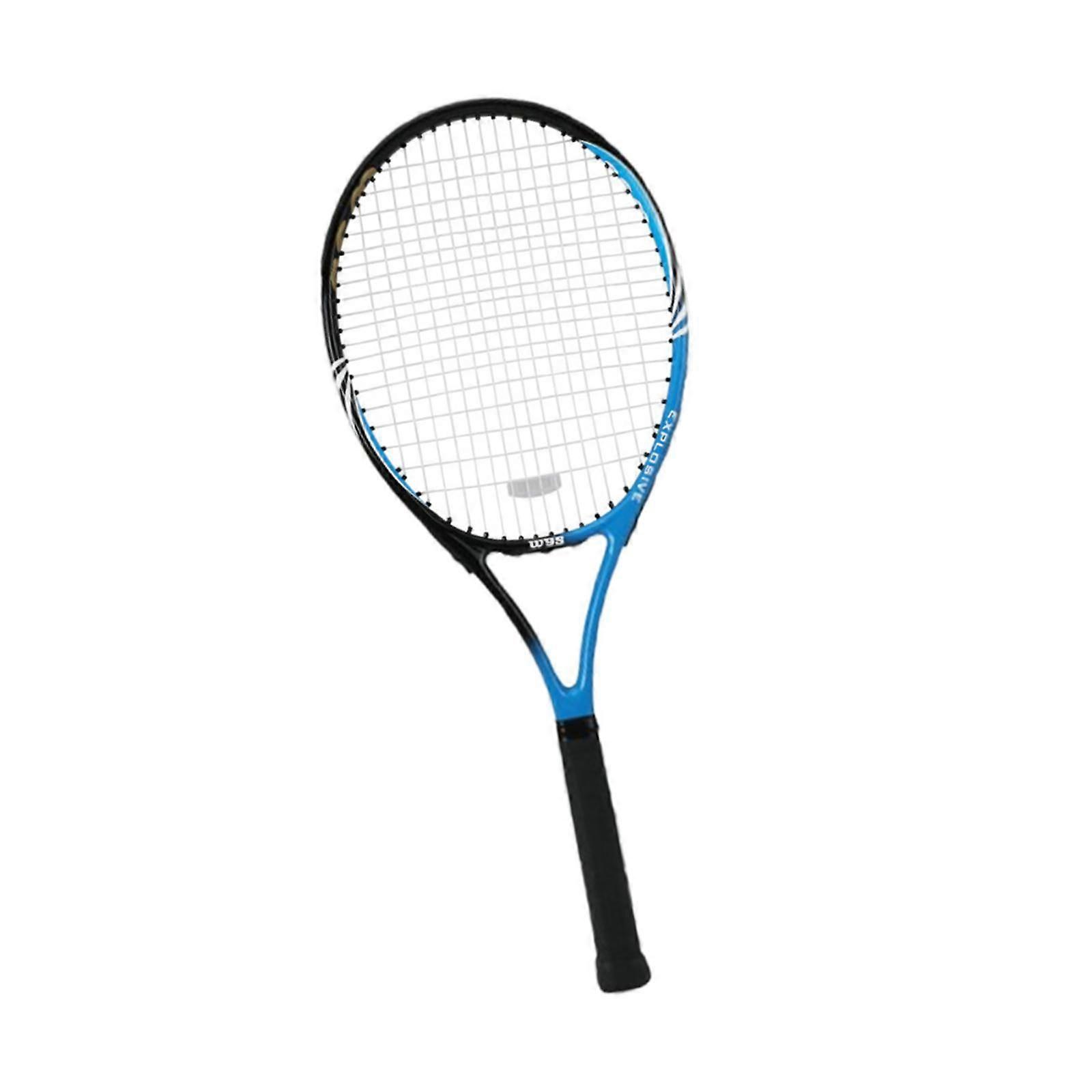 Tennisracket Stötsäker halkfri grepp Tennisracket för Park Beach Backyard Blå