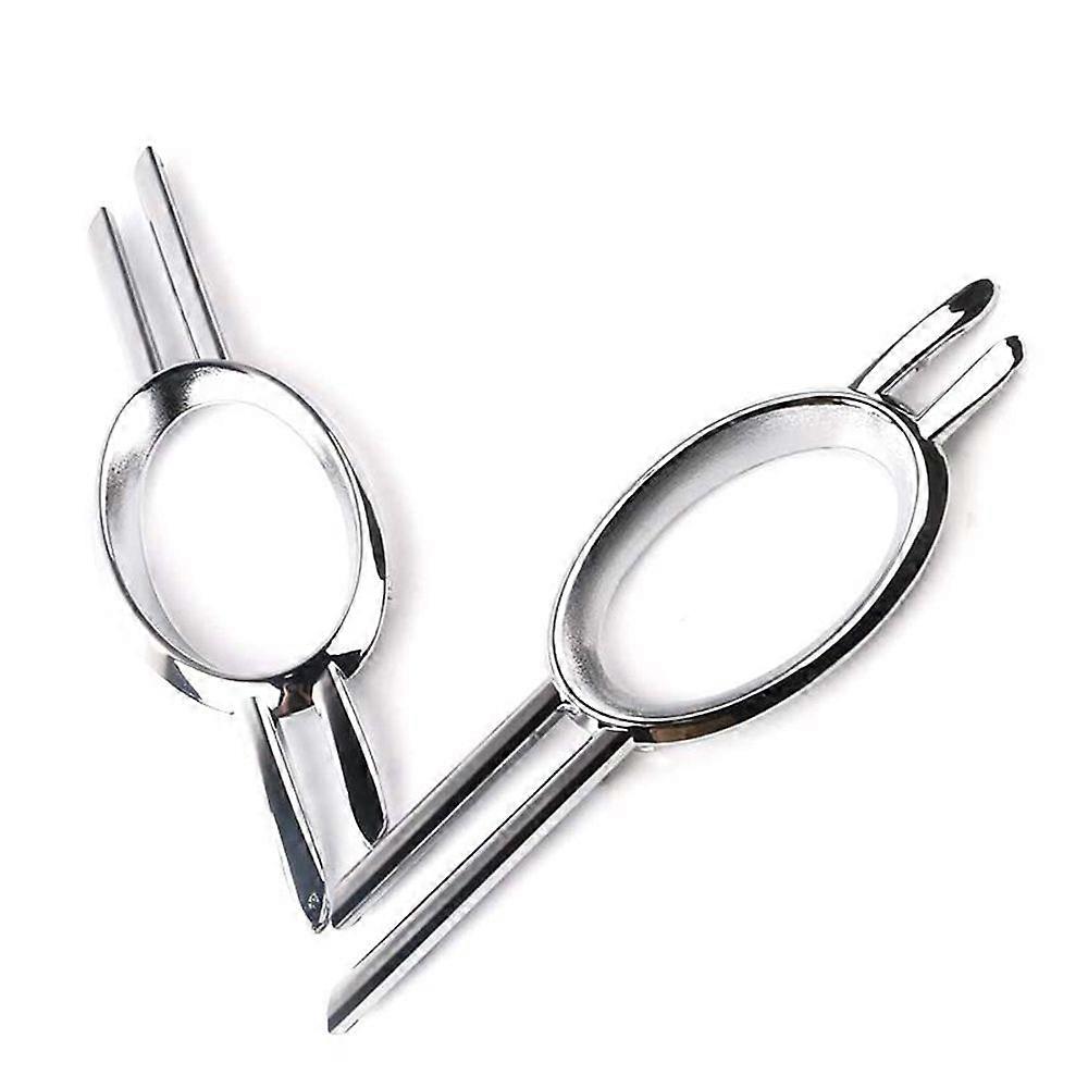 Car Front L &R Chromed Bumper Fog Light Grills Trim for W211 E320 07-09 A2118851174 A2118851274