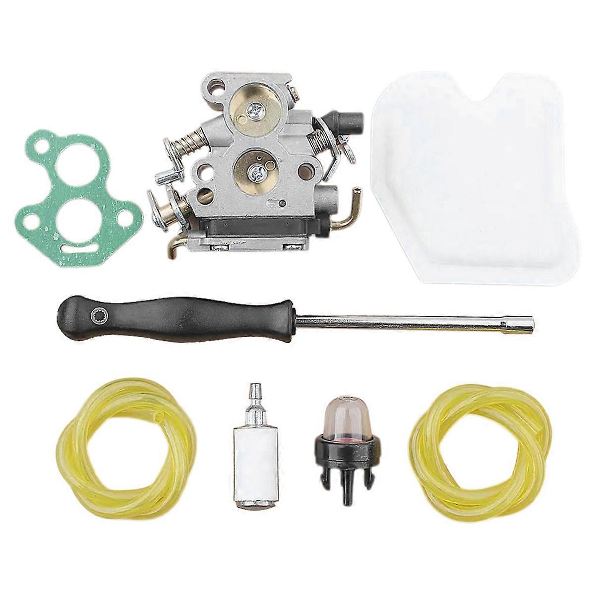 Carburetor Kit for 235 235E 236 236E 240 240E Chainsaw C1T-W33C W Adjuster Air Fuel Filter Line Gas
