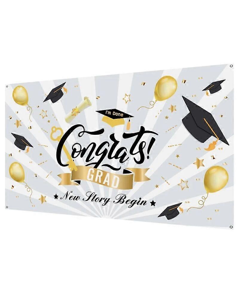 Examenssäsong Grattis Grad Party Banner