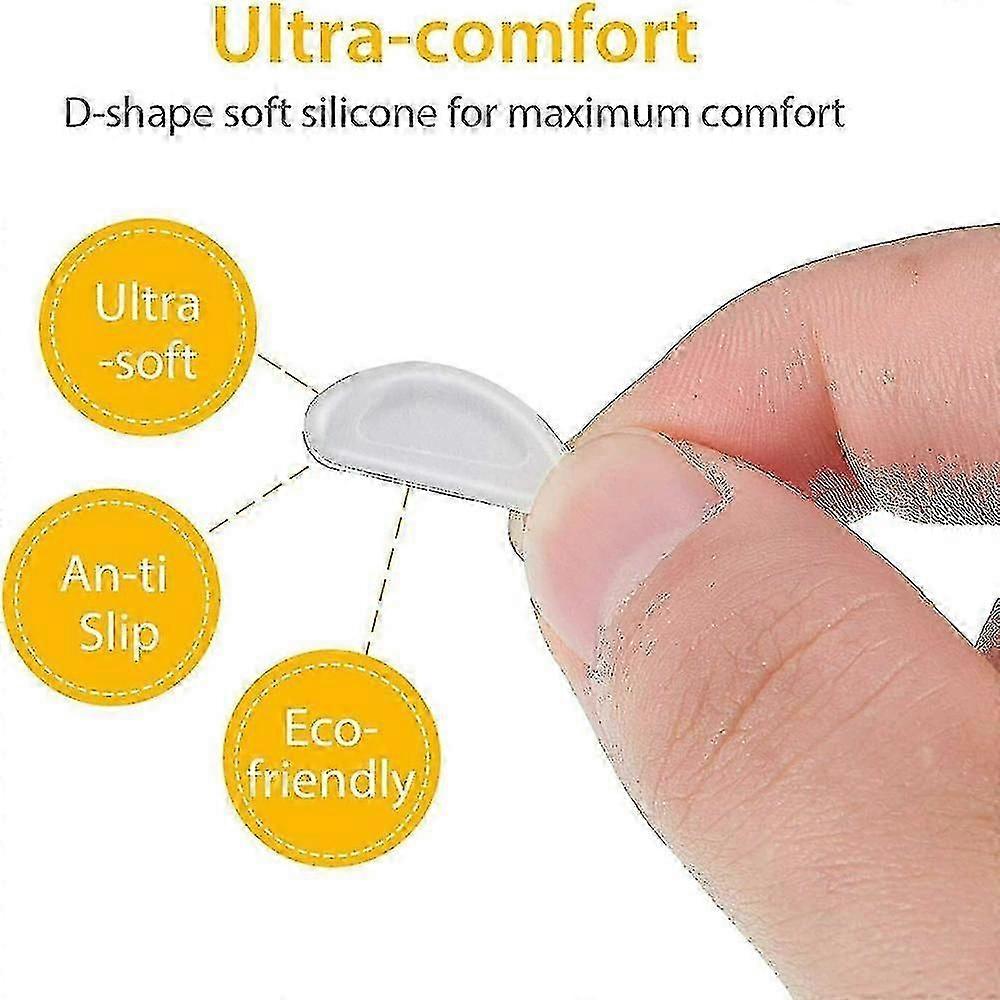 Self Adhesive Anti-slip Silicone Comfy Nose Pads For Eyeglass Sunglass Glasses