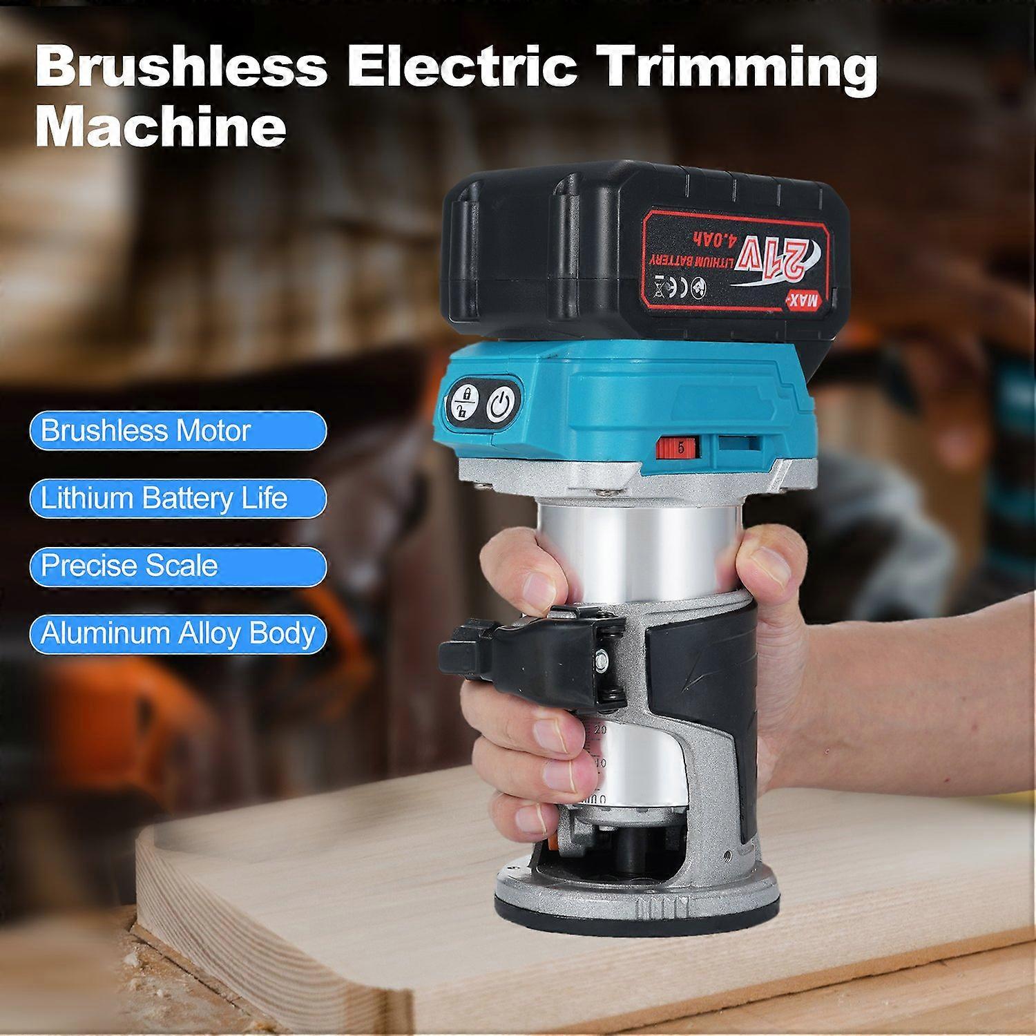 Wood Router Tool Electric Trim Router 6 Variable Speed Palm Routers for Woodworking Compact Router w