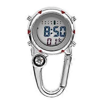 Digital Carabiner Clip Watches Sport Hook Clock Hospital Gift Electronic Luminous Multi-function FOB Nurse Watch Outdoor Fashion