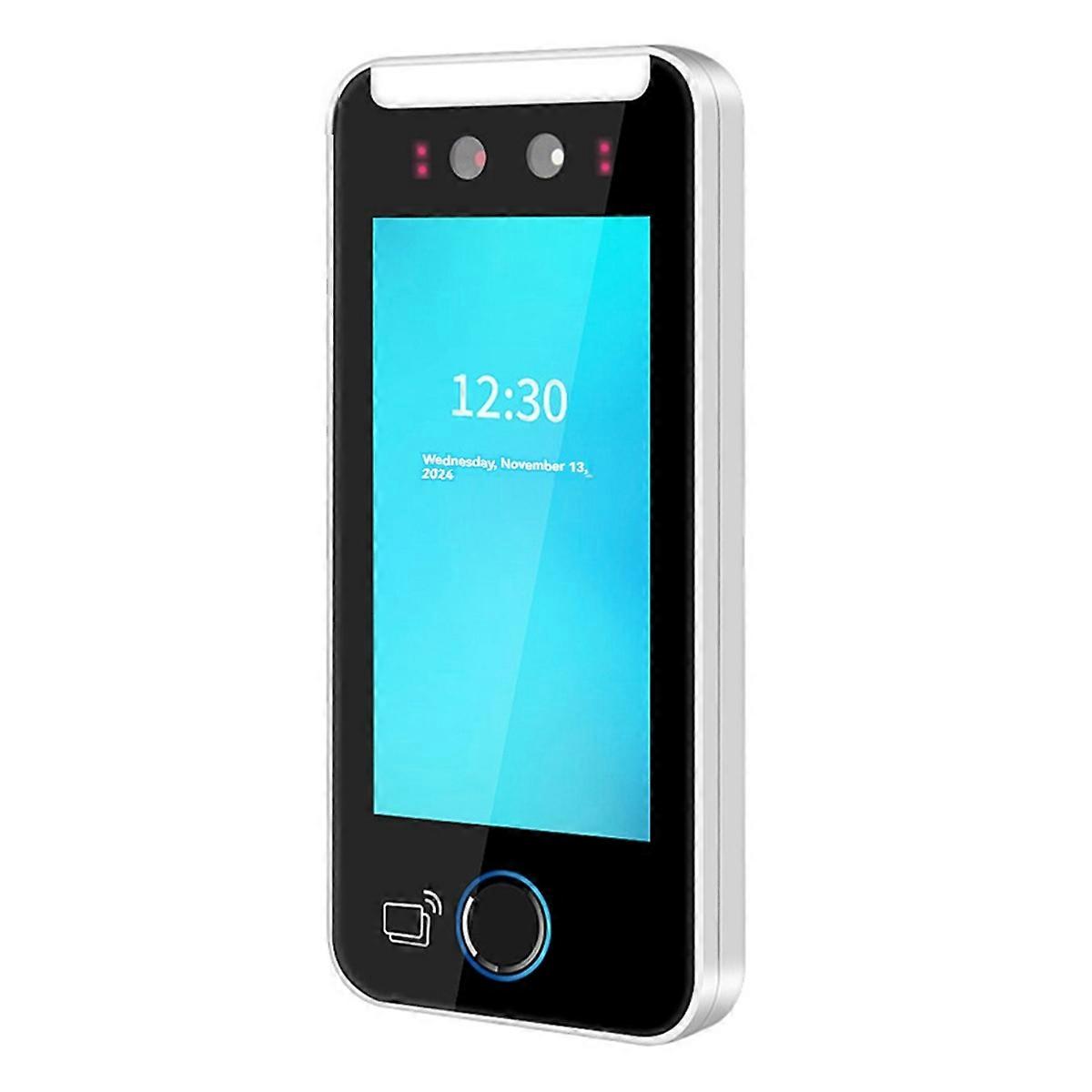 Intelligent Biometric Fingerprint Time Attendance Machine 5000 Users 5In Touch Lcd 2MP Camera Time