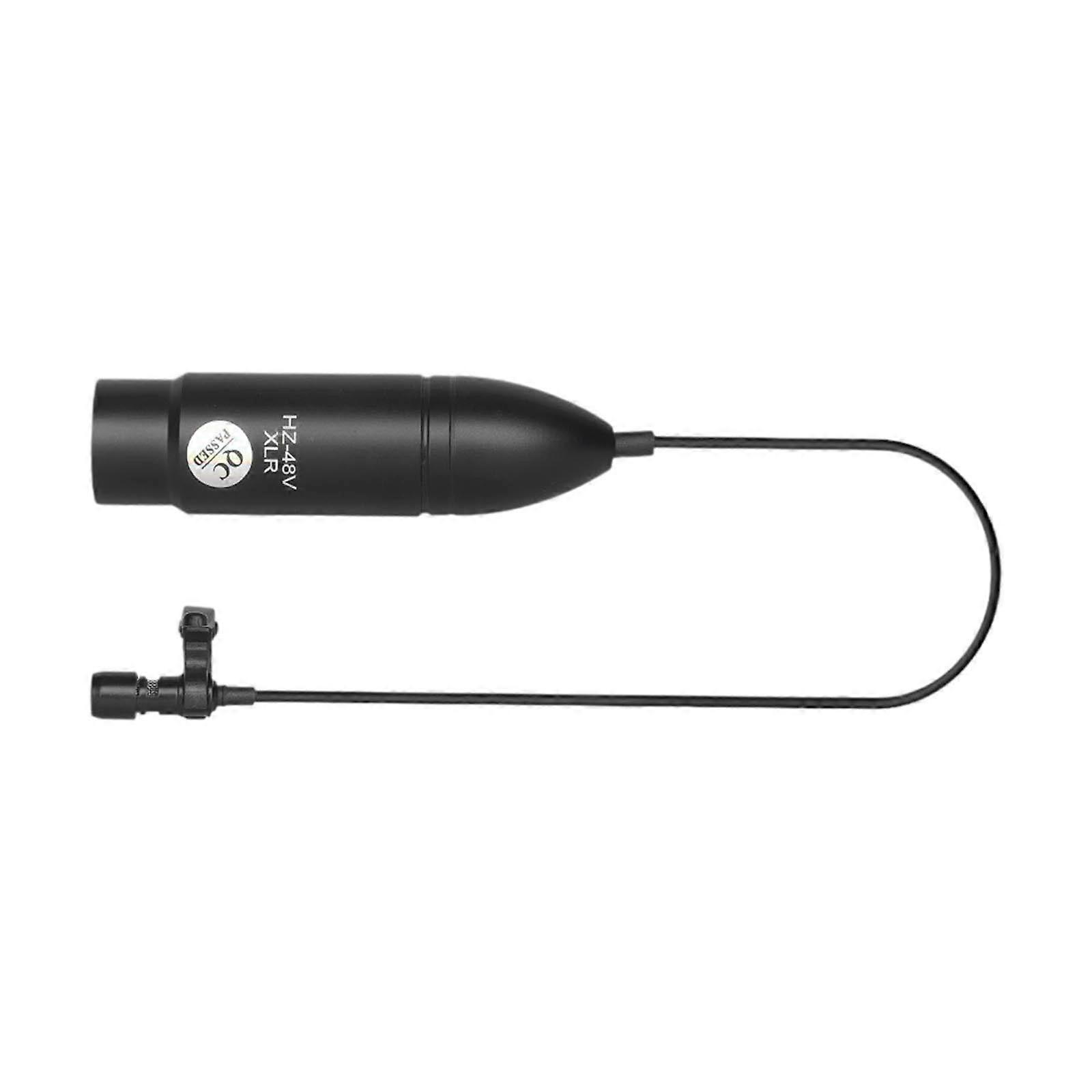 Lapel Mikrofon Inmatningsenhet Oladdad Robust brusreducerande ljudutrustning