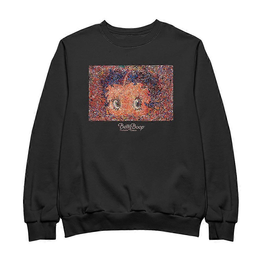 Betty Boop Abstract Expressionism Masterpiece Collection Women's Sweatshirt