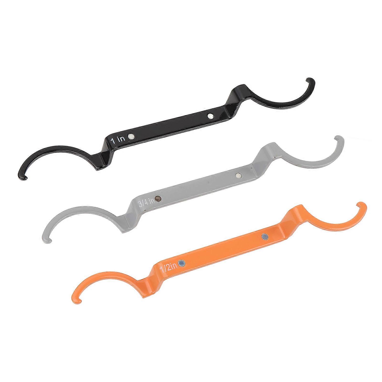 3ks sada uzamykacích klíčů 1/2 3/4 1 palcový magnetický klíč z hliníkové oceli pro utažení povolovací pojistné matice 