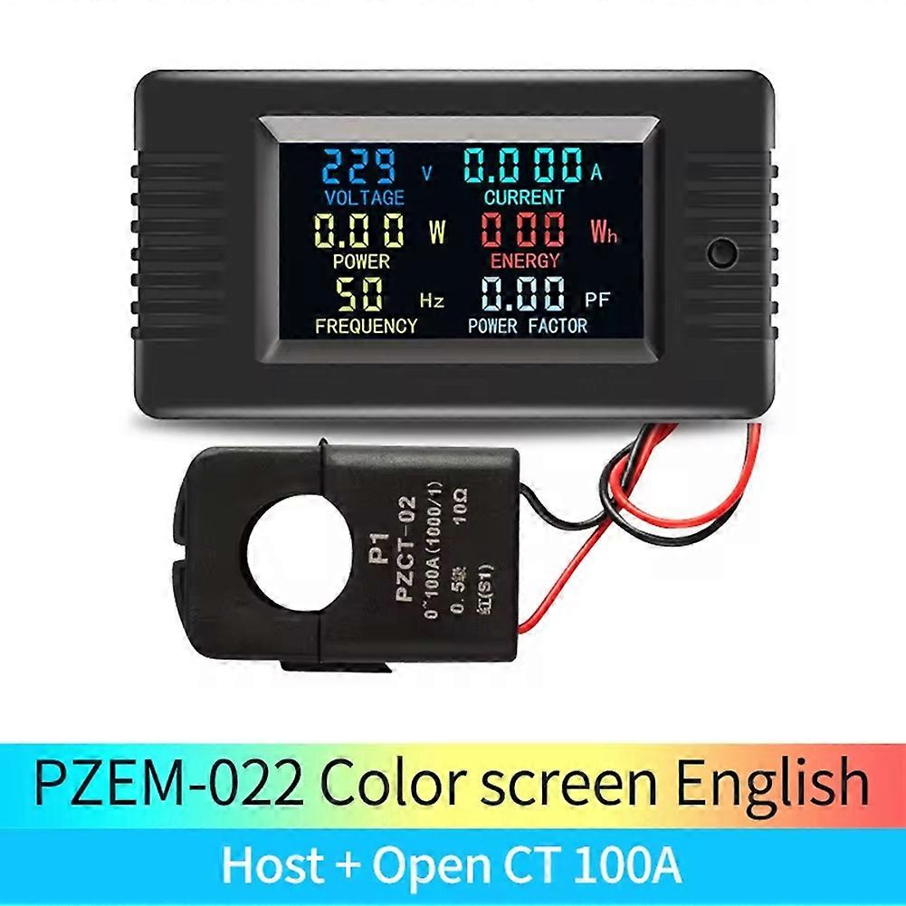  PZEM-022 Digital Electronic Meter+Open CT 100A