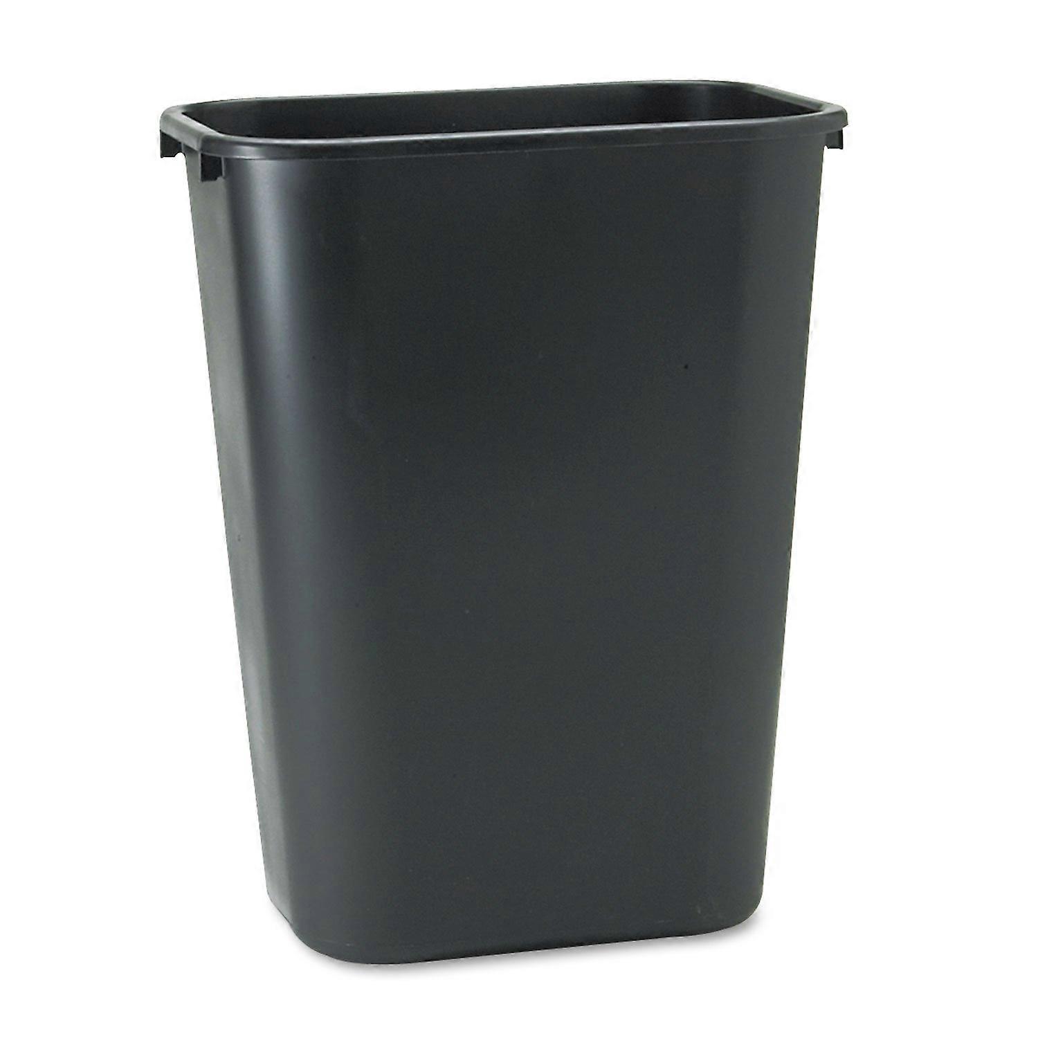 Deskside Plastic Wastebasket for Office and Home Use