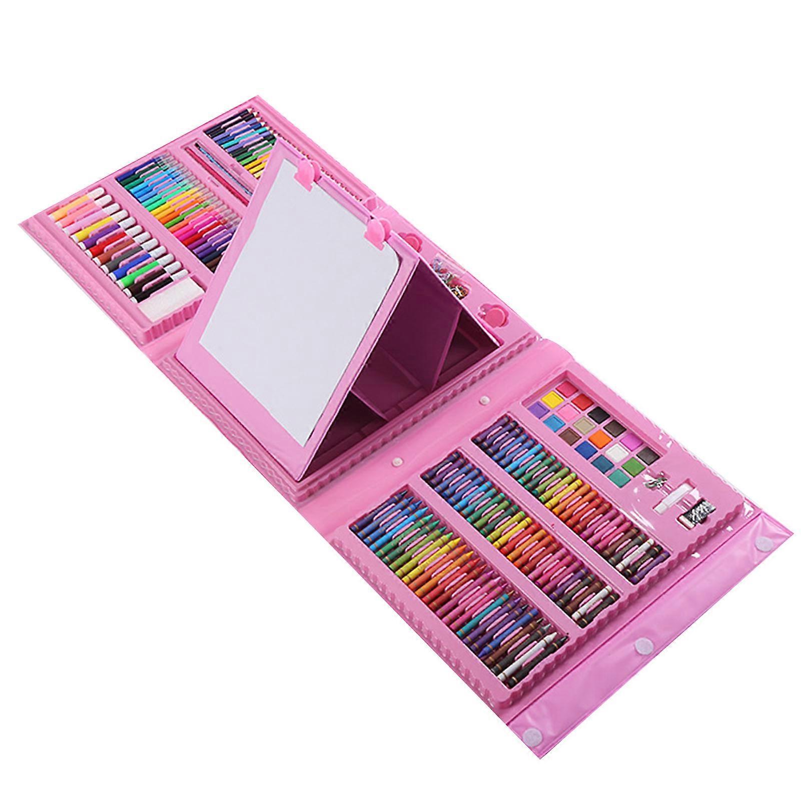 208pcs Oil Pastel Set for Kids Oil Painting Texture Cylindrical Shape Oil Pastels Art Set for Daily Painting