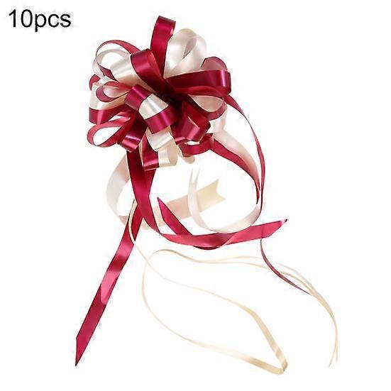 10Pcs Pull Bow Ribbon Decorative Wide Application Romantic Car Party DIY Festive Pull