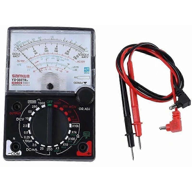 Analog Multimeter, Multimeter Tester AC DC Voltmeter Ammeter Ohmmeter Analog Multimeter Voltage Current Resistance Measurement