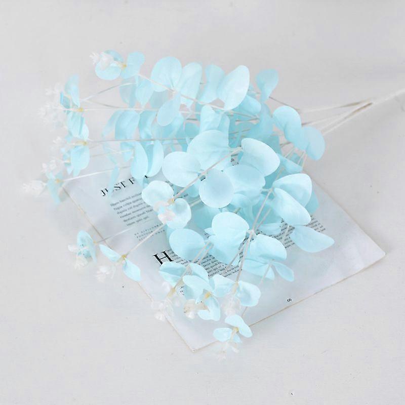 Artificial Flowers and Bouquets Simulation Blue Flower 2PCS