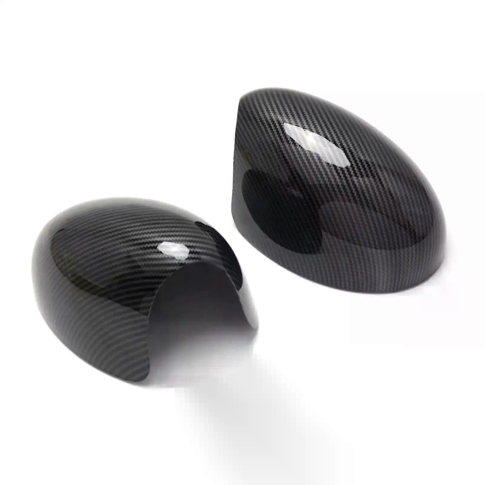 2Pcs Auto Side Mirror Covers A4213437 Exterior Accessories Side View Mirror Covers for BMW Mini Cooper 2000-2008 R53 R50