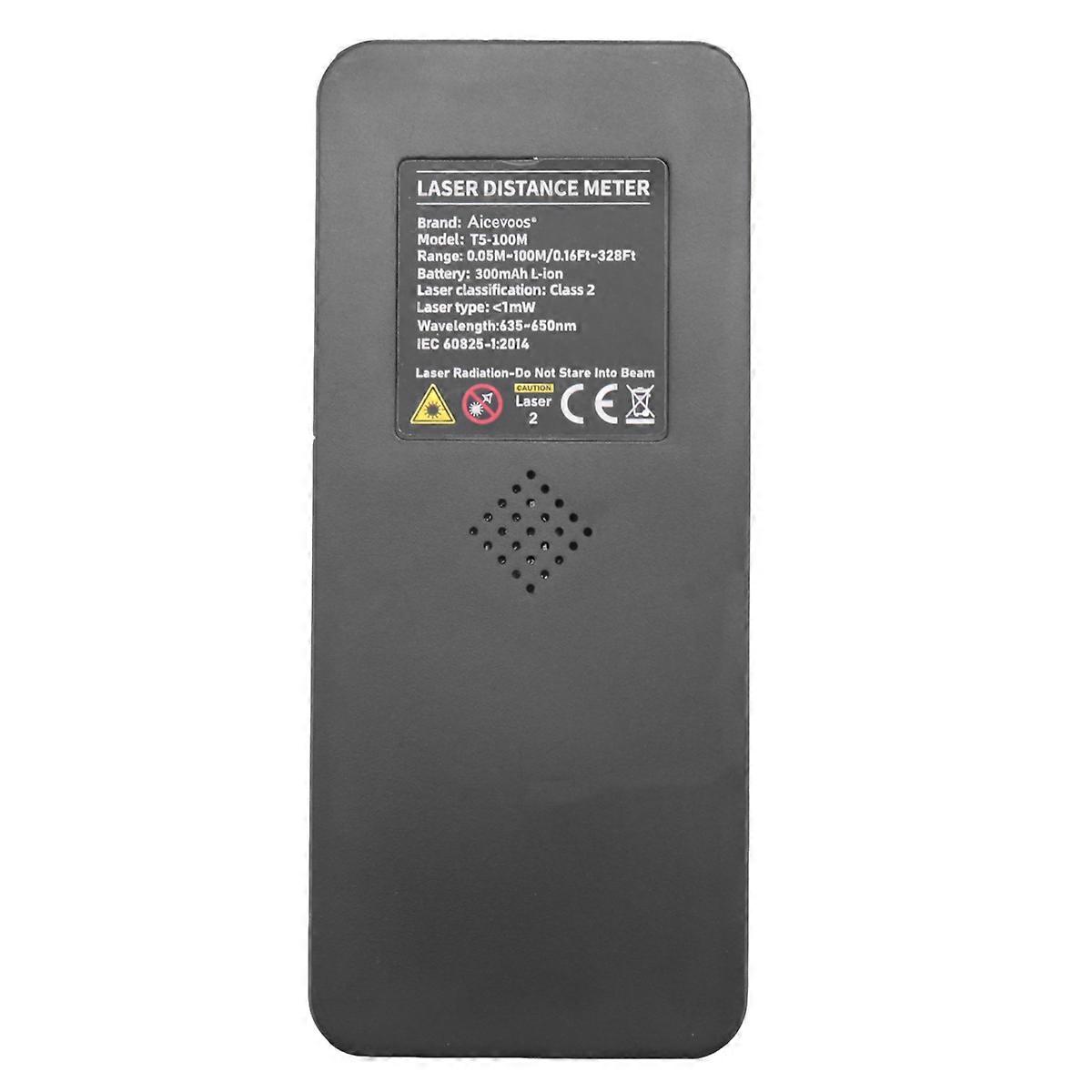 Digital Distance Meter Rechargeable Rangefinder 100M Laser Distance Meter Trena Laser Tape Measure R