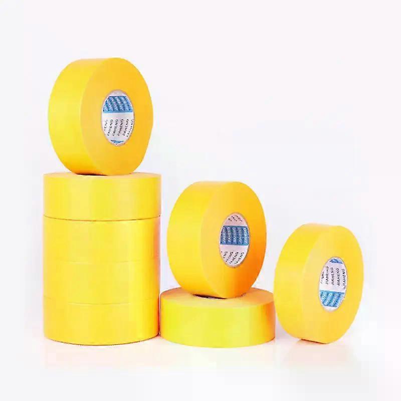 50 Meters Masking Paper Tape High-viscosity Separation Single Side Spray Paint For Decoration Yellow Paper Home Improvements