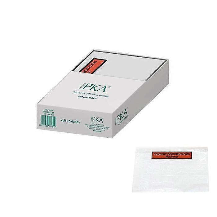 PKA Packing List Pack of 250 envelopes 240 x 140 mm - 16151
